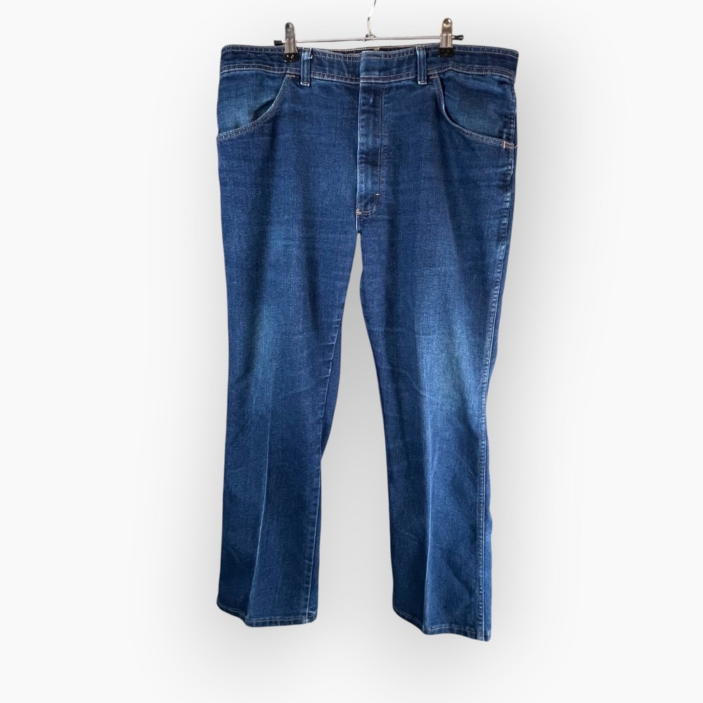Wrangler Mens Dark Wash Straight Leg Jeans Blue 88150NV 38x30